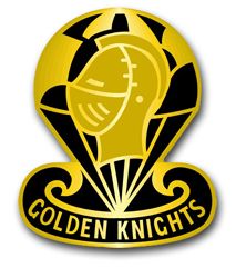 US Army Parachute Team 3.8" Vinyl Transfer Decal