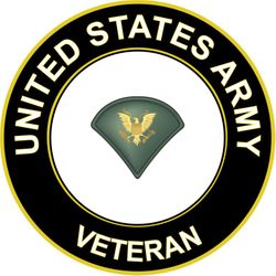 US Army Specialist Veteran Sticker Decal
