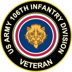 US Army Veteran 106th Infantry Sticker Decal