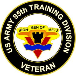 US Army Veteran 95th Training Division  Sticker Decal