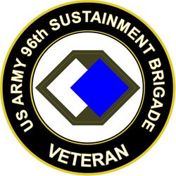 US Army Veteran 96th Sustainment Brigade Decal Sticker