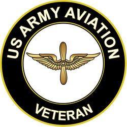 US Army Veteran Aviation Sticker Decal