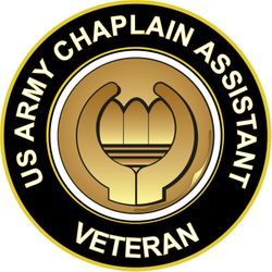 US Army Veteran Chaplain Assistant Sticker Decal