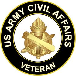 US Army Veteran Civil Affairs Sticker Decal