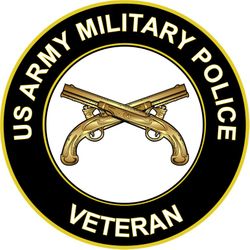US Army Veteran Military Police Sticker Decal