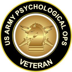 US Army Veteran Psychological Ops Sticker Decal