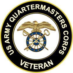 US Army Veteran Quartermaster Corps Sticker Decal