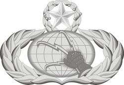USAF Communications Badge Decal Sticker