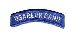 USAREUR Band(White on Royal) Military Tab