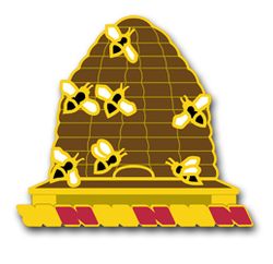 Utah State Area Command Unit Crest 3.8" Vinyl Transfer Decal