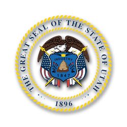 Utah State Seal 11.75" Vinyl Transfer Decal