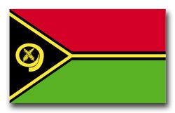 Vanuatu Flag 10" Decal