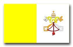 Vatican Flag 10" Decal