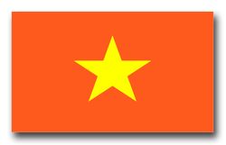Vietnam Flag 3.8" Decal
