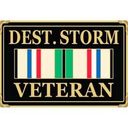 3.5" Desert Storm Veteran Buckle