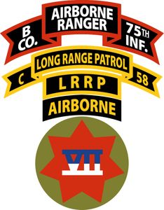 VII CORPS LRRP Decal