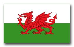 Wales Flag Decal