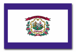 West Virginia 3' x 5' Nylon State Flag