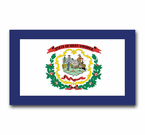 West Virginia Flag and Seal Decals