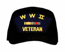 WW-II Veteran with Ribbons Ball Cap
