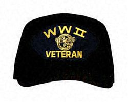 WWII Veteran with Duck Logo Ball Cap