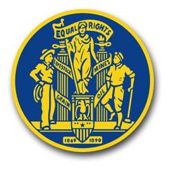 Wyoming State Area Command Unit Crest 11.75" Vinyl Transfer Decal