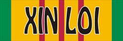 Xin Loi Vietnam Decal Sticker