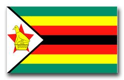 Zimbabwe Flag 3.8" Decal