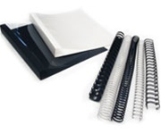 1-1/8'' 19 Ring Plastic Comb Binding (100 Pcs/Box)