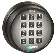 AMSEC ESL20XL-S Electronic Lock ESLXL Series