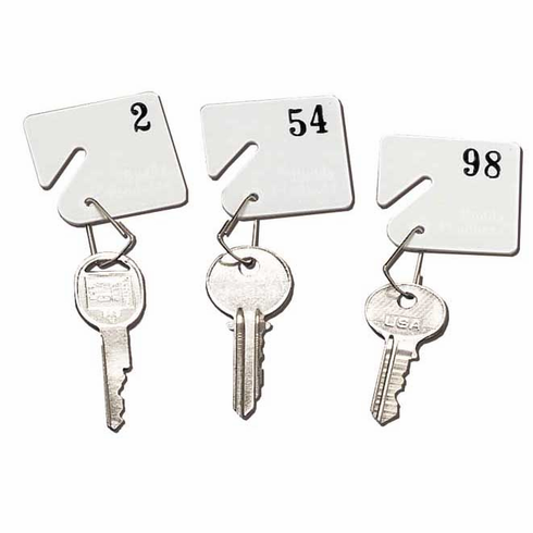 Buddy 0031 Key Tags Plastic Numbered 1-30
