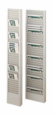 Buddy 0836 Vertical Badge Card Racks with 40 Pockets