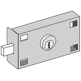 Commercial 3675 Master Commercial Lock for Private Access of FL 4B+ Horizontal Mailboxes and Parcel Lockers with (2) Keys