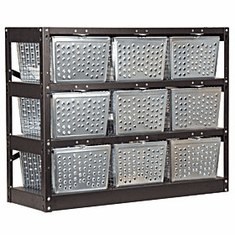 Locker 77709 Basket Locker with Black Powder Coated