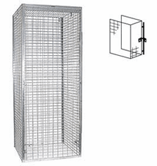 Locker 8144-S Single Tier Starter 48 Inches Wide 48 Inches Deep Storage Lockers