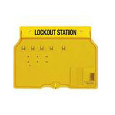 Master Lock 1482B Plastic 4 Lock Padlock Station