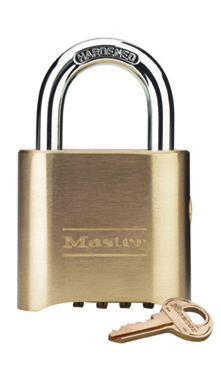 Master Lock 176 Set-Your-Own Combination with Key Over-Ride