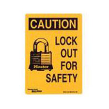 Master Lock 469 Self-Sticking Vinyl Lockout Stickers