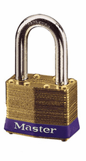 Master Lock 4LF No. 4 Laminated Brass Pin Tumbler Padlock