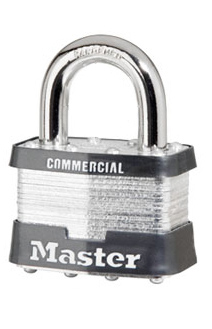 Master Lock 5 No. 5 Laminated Steel Pin Tumbler Padlock
