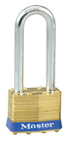 Master Lock 82LJ No. 82 Laminated Brass Pin Tumbler Padlock
