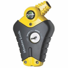 Master Lock 8401D Yellow and Black Python Lock