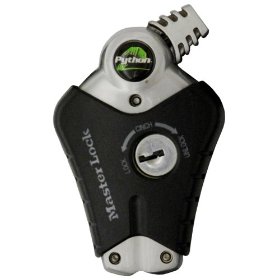 Master Lock 8402D Silver and Black Python Lock