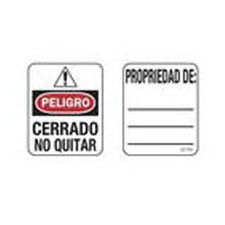 Master Lock S140LES European Spanish Padlock Labels