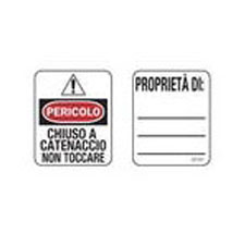 Master Lock S140LIT Italian Padlock Labels