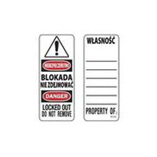 Master Lock S141LPLLEN Polish/English Padlock Labels