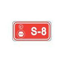 Master Lock S4500S8 Steam Lockout Isolation ID Tag