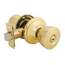 Master Lock TPR0303 Preston Tulip Style Privacy Lock - Bright Brass