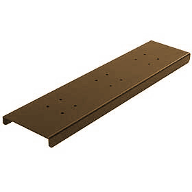 Residential 2 Wide Spreader for Designer Roadside Mailbox with Durable Powder Coated Finish