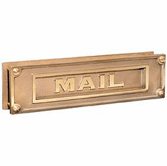 Residential 4075 Deluxe Solid Brass Mail Slots